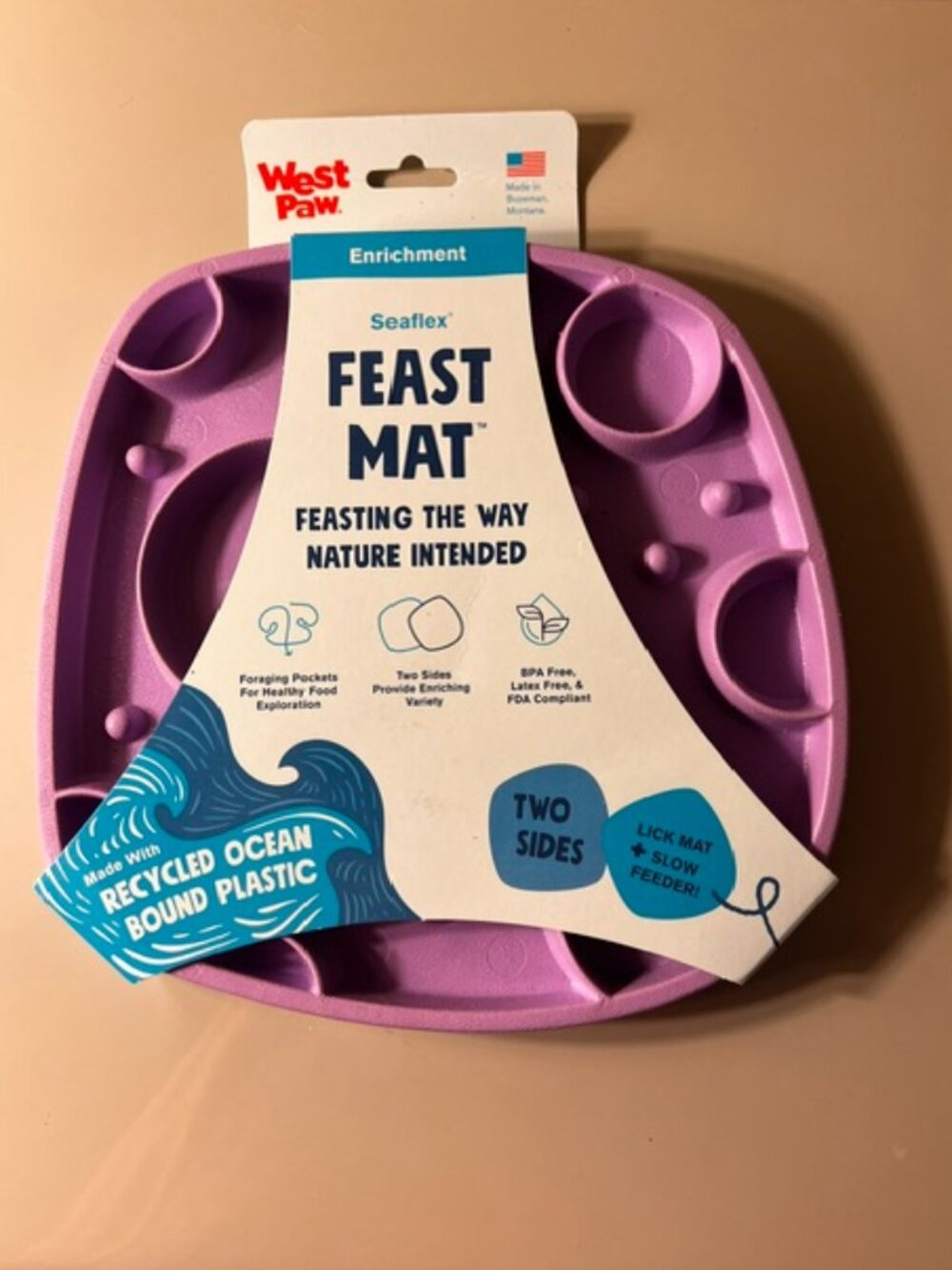 Slow Feeder and Lick Mat